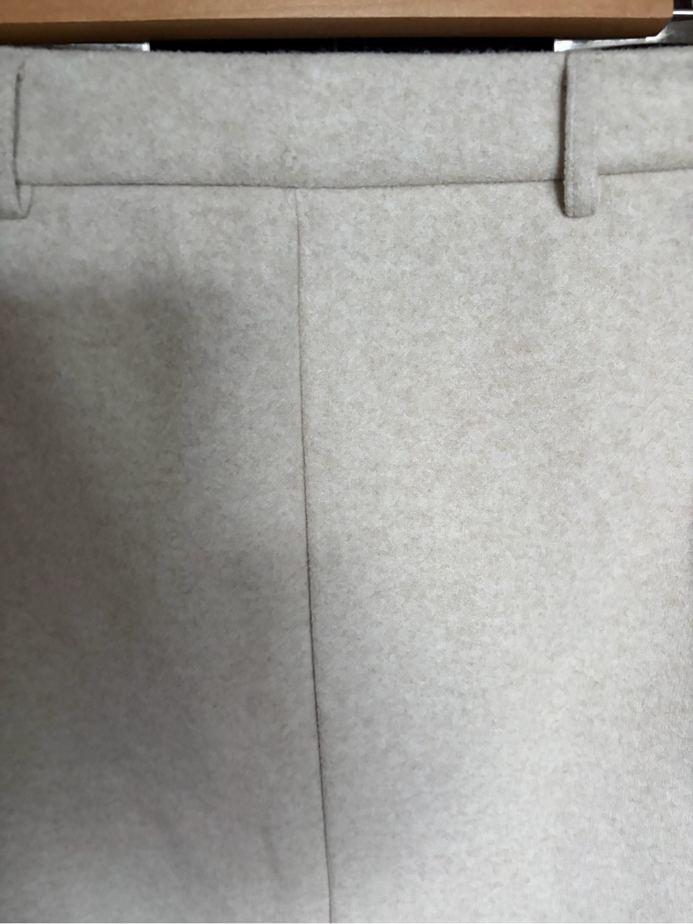 Classic Cream Pencil Skirt - Women's Tailored Maxi / Size Small - Picture 3 of 8